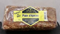 Pain d'épices nature au miel grains de sucre 500gr